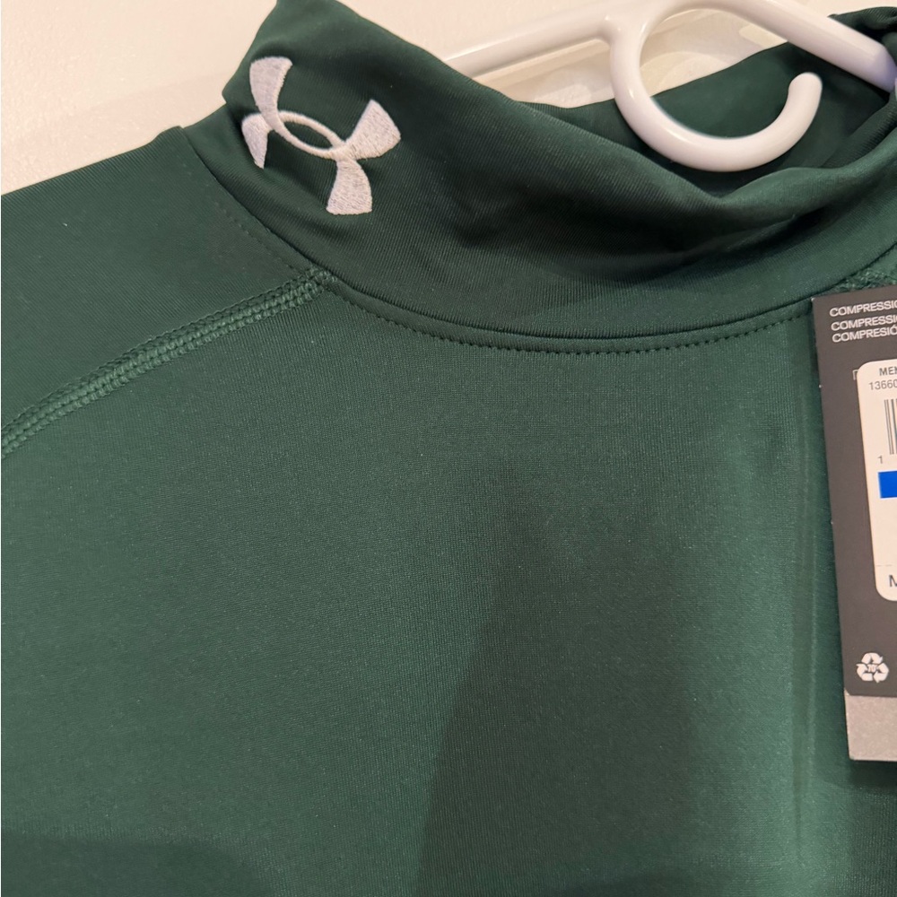 Under Armour Dark Green Compression Top - Picture 5 of 5